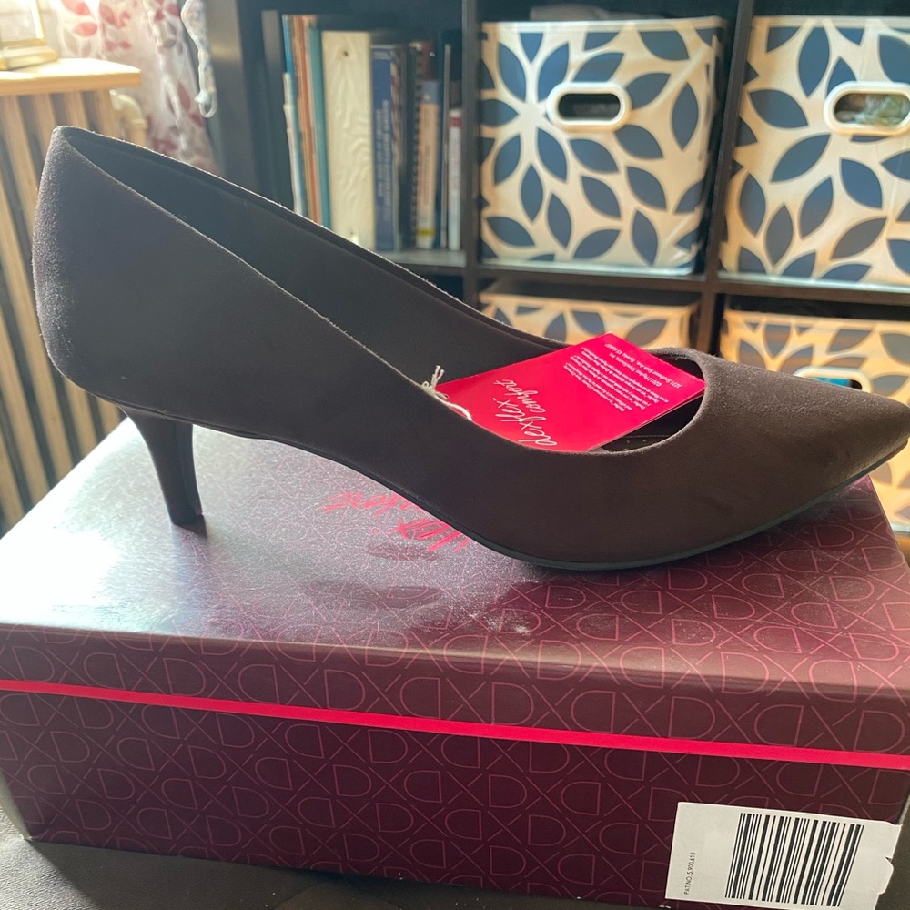 Brown suede dress shoe